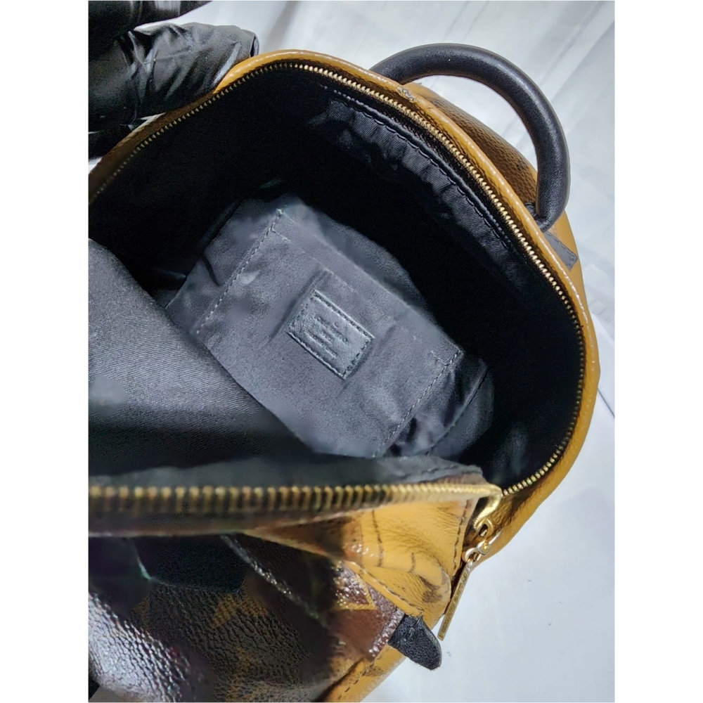 Louis Vuitton Monogram Reverse Canvas Mini Palm Spring Backpack Brown - Picture 15 of 16